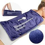 AiricePac Extra Large Gel Flexible Back Ice Packs for Injuries Reusable, 11”x 20” Cold Pack Wrap for Knee Leg Neck Shoulder Hip Back Pain Relief, Cold Compress Therapy for Swelling, Bruises, Surgery