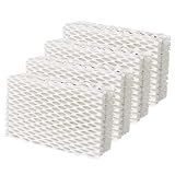 4 Pack Wf813 Eqwf813 Humidifier Filters Compatible with Equate Eqwf813 Eq-2119-Ul, Relion RCM-832 RCM-832N, ProCare PCCM-832N Cool Mist Humidifier Replacement Filter