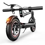 Escoone Electric Scooter for Adults, 500W Powerful Motor, 22 MPH Top Speed & 23 Miles Long Range, 10" Pneumatic Tires, Foldable E Scooter for Commuting with Double Braking System and Cruise Control