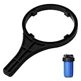 Heavy Duty Water Filter Wrench (6.38" Max Inner Diameter) for Big Blue-Style Filter Housings, fit for Whole House Water Filter Systems Using 4.5"x 10" or 4.5"x 20" Cartridges -Resistant to Deformation