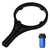 Heavy Duty Water Filter Wrench (6.38" Max Inner Diameter) for Big Blue-Style Filter Housings, fit for Whole House Water Filter Systems Using 4.5"x 10" or 4.5"x 20" Cartridges -Resistant to Deformation