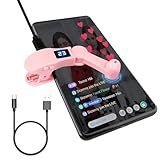 Auto Clicker for iPhone & TikTok Live - Auto Tap, Auto Screen Tapper for Smart Phone, Customizable Timing for Social Media, Broadcasts Likes, Lightning Deal, Reward Task (Pink)
