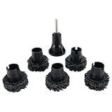 Performance Tool W80105 Wheel Hub Resurfacing Kit - Quick Rust Removal for Lug Studs and Rotors, Fits Power Drill, Includes Holder and 5 Pads