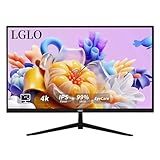 LGLO 27 Inch 4K UHD (3840x2160) Monitor, Dual Mode 4K@60Hz/2K@144Hz, IPS Panel, Borderless Design, HDR400, 99% sRGB, Work & Gaming Monitor for Designers, Office, and PC Gaming with HDMI Display Port