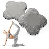 MBKHFLL Yoga Knee Pads (Set of 2) super thick knee pads, suitable for - fitness - meditation - kneeling - balance - pilates -knee- elbows - wrists - head - men and women support foam pad (grey)