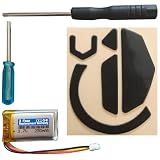 Replacement Battery Compatible with Logitech G502 Lightspeed Wireless Gaming Mouse, Includes Mouse Skates and Tools, Ni-MH