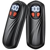 Hand Warmers Rechargeable 2 Pack, 6000mAh Electric Hand Warmers, 5-Level Heating with Battery Display, Reusable Portable Pocket Heater, Gifts for Christmas, Outdoor, Golf, Travel, Hunting, Camping