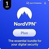 NordVPN Plus, 1 Year, 10 Devices, Essential Digital Security Bundle, Digital Code