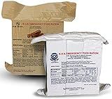 S.O.S. Rations Emergency 3600 Calorie Food Bar (Cinnamon + Coconut, 2 Pack)