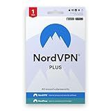 NordVPN Plus — 1-Year - VPN & Cybersecurity Software Bundle — Protection Personal Information, Safely Manage Passwords - PC/Mac/Mobile [Activation Code via Mail]