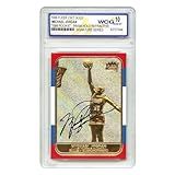 1998 Michael Jordan Fleer '86 Rookie Overstamp Signature Series 23KT Gold Card Prism Holo Refractor - Graded Gem-Mint 10