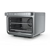 Ninja Air Fryer & Toaster Oven | Prestige Smart XL Countertop Oven | Bakes up to 20 Cookies, Fits up to a 12lb Turkey | Pizza, Toast, Bake, Air Fry & Reheat | 1800 Watts | Stainless Steel | DT501​