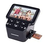 Magnasonic All-in-One 24MP Film Scanner with Large 5" Display & HDMI, Converts 35mm/126/110/Super 8 Film & 135/126/110 Slides into Digital Photos, Built-in Memory (FS71)
