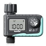 RAINPOINT Sprinkler Timer, Programmable Water Timer for Garden Hose, Outdoor Soaker Hose Timed with Rain Delay/Manual/Automatic Watering System, Digital Irrigation for Yard, Lawn, 1 Outlet