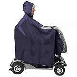 Elderly Four-Wheeled Electric Mobility Scooter Raincoat, Mobility Scooter rain Cover, rain and Snow Protection