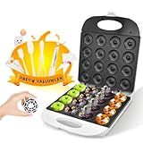 DSP All in One 2 Inch Mini Donut Maker, Non-Stick, Cool Touch, Electric Doughnut Machine for 16 Snacks & Desserts, Perfect for Birthday, Wedding, Baby Shower, Christmas, Party, Afternoon Tea