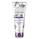 Jergens Lavender Body Butter Hand and Body Lotion, Moisturizer for Women, with Essential Oils for Indulgent Moisturization, 7 Oz