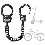 HEETA Electric Scooter Lock Anti Theft, 4 Digit Combination Bicycle Lock