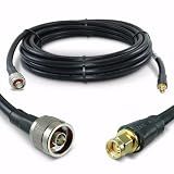 Proxicast 25 ft RPSMA Male to N Male 50 Ohm Low-Loss CFD400 Coax Cable