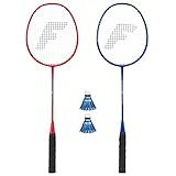 Franklin Sports Red, White and Blue 2 Player Badminton Racket Set