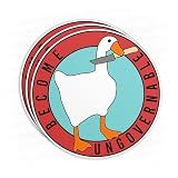 (3Pcs) Become Ungovernable Goose Sticker with Knife Anarchist Funny 2" Waterproof Vinyl Decal Sticker Laptop, Water Bottles, Phone, Kindle Merchandise Decor Decal Gifts 2 Inches