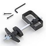 SKYSEN Shed Door Lock Latch, Shed Door T Handle Lock, 5-1/2" Steam- 2 Keys- Shed Door Hardware- Black(Shed Lock-1)