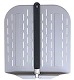 neatNuseful Pizza Peel 12 inch with Long Foldable Handle – Aluminum Pizza Paddle – Pizza Spatula or Pizza Turning Peel – Pizza Oven Accessories – For Baking Dough, Bread and Pastry, NNU-PP-12-PRO