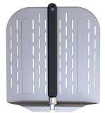 neatNuseful Pizza Peel 12 inch with Long Foldable Handle – Aluminum Pizza Paddle – Pizza Spatula or Pizza Turning Peel – Pizza Oven Accessories – For Baking Dough, Bread and Pastry, NNU-PP-12-PRO