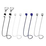 Magnetic Anti-Lost Straps for AirPods,Colorful Soft Silicone Sports Lanyard, Neck Rope Cord