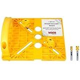 MICROJIG MatchFit Grid Router Guide Kit, Woodworking Precision Tools for Dovetail Track, Easy Setup, Self-Indexing Design, for 1/4" Shank Routing Bits