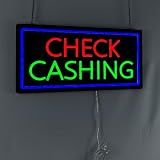 Check Cashing Sign LED Neon Sign Light up Sign. (Check Cashing)