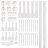 AOOTOOSPORT 137PCS Cable Management Kit 4 Cable Sleeve Split 100 Cable Zip Ties 10 Cable Clips 15 Adhesive Wall Cable Tie 10 Cable Zip Tie for TV Computer Office Home Under Desk
