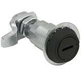 Southco E3-19-25 Series Vise Action Powder Coated Zinc Alloy Tool Operated Compression Latch with Slotted Recess Head,Black