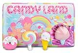 iscream Candy Land Board Game 17.5" x 11.5" Pillow Set with 4 Plushie Game Pieces