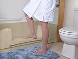 CleanCut Step Bathtub Accessibility Kit - Convert Existing Tub to Step-In Shower (Beige, Size Large)