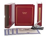 LLC Kit (Red) - Binder, Slipcase, Operating Agreement, Membership Certificates, Index Tabs & Metal Seal