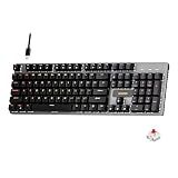 Newmen GM325Pro Mechanical Keyboard,Gaming Keyboard 104 Keys Red Switches
