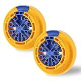 Wire Comb for Network Ethernet Cable Management Organizer Tool with Cat5 Cat6 Wire Straightener Low Voltage PSU Organizing Tool (2 Pack Yellow Blue)