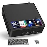 ASUS NUC 15 Pro Small Desktop Computer, Intel Series 2 Core Ultra 7 255H, 64GB DDR5 RAM, 2TB PCIe SSD, Intel Arc 140T GPU, 8K Display, Win 11 Pro, Thunderbolt 4, WiFi 7, for Research Lab & AI Training