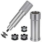 CyclingDeal Bike Bicycle Fork Star Nut Setting Installer - Install Tool with 2 Sizes 1" and 1-1/8' Star Nuts