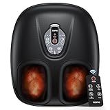 RENPHO Foot Massager Machine with Heat [2026 Upgraded], Shiatsu Foot Massager for Plantar Fasciitis, Birthday Gifts for Women, Cordless Control, FSA Eligible HSA Store Eligible, 2026 New Upgraded, BK