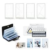 (11 Pcs) JJC Composition Viewfinder View Catcher Tool, Golden Ratio Fibonacci Spiral Rule of Thirds Leading Lines Card Composition View Finder for Artists Photographer Painter Sketchers