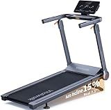 Foldable Treadmill with Auto Incline - Vitalwalk Commercial 48"x18" Wide Running Belt, 20% / 15% Incline, 10MPH, 3.5HP Brushless, Walking Pad Treadmill for Home, Auto Folding, No Installation, 350LBS