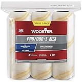 The Wooster Brush Company RR669-9 Pro Doo Z FTP Roller Cover 1/2-Inch Nap, 3-Pack
