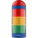 KADAMS Visual Timer for Kids with Audio Pre-Alarm - Traffic Light Alarm for Kids Toddler Teachers Classroom Home Time Management Tool 24hr Countdown Pause Memory Function