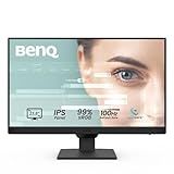 BenQ GW2490 24" Computer Monitor 100Hz FHD 1920x1080p IPS Eye-Care Tech VESA Mount Thin Bezel Low Blue Light Adaptive Brightness Wall Mount Built-in Speakers DisplayPort HDMI Port2