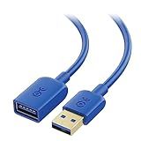 Cable Matters 2-Pack 5Gbps USB Extension Cable - 3ft, USB 3.0 Extension Cable, Male to Female USB3.0 Extender, Compatible with Webcam, VR Headset, Printer, Hard Drive, Blue