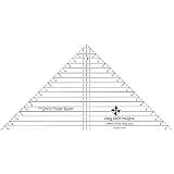 Strip Tube Ruler™ - 9.5" x 9.5" x 13.25" Top-Selling Quilting Tool for Perfect Half Square Triangles