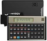 HP 12C Financial Calculator – 120+ Functions: TVM, NPV, IRR, Amortization, Bond Calculations, Programmable Keys – RPN Desktop Calculator for Finance, Accounting & Real Estate – Includes Case + Cloth