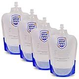 StopLoss Bags 4-Pack - Transfer, Dispense, Mix, Preserve with Ease - Perfect for Woodworking Enthusiasts and Professionals. Specially Formulated For Fine Finishes - Wood Stains, Varnishes, Stain & Dye